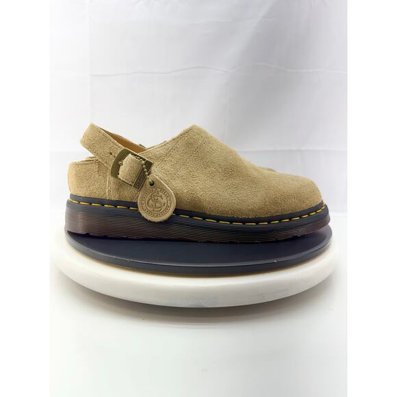 Dr. Martens Isham Desert Oasis Suede Mule Mens Size 11 Slip On Shoes Clogs Tan‎ main image 4